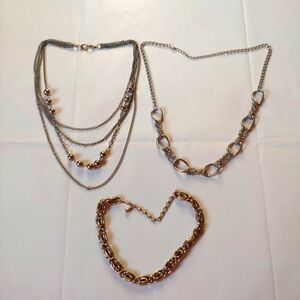 KRAMER VINTAGE Necklace with 2 beautiful other necklaces
